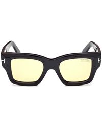 Tom Ford - Ilias Square Frame Sunglasses - Lyst