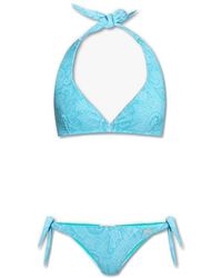 Etro - Paisley-printed Two-piece Bikini Set - Lyst