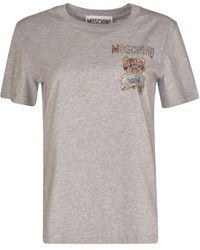 Moschino - Embellished Bear T-Shirt - Lyst