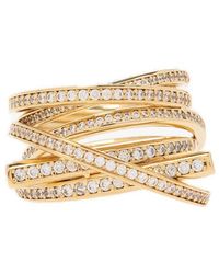 Ferragamo - Crystal-embellished Ring, - Lyst