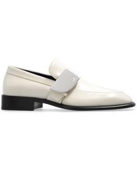 Burberry - Shield Buckle-detailed Loafers - Lyst