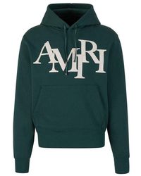 Amiri - Cotton Hood Sweatshirt - Lyst