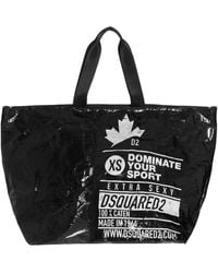 DSquared² Spw0038168039272124 Other Materials Tote - Black
