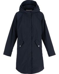 Woolrich - Long-sleeved Hooded Mid-length Coat - Lyst