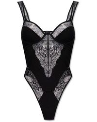 DSquared² - Lace Detailed One Piece Bodysuit - Lyst