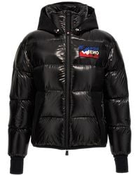 Moncler - Logo Patch Padded Down Jacket - Lyst