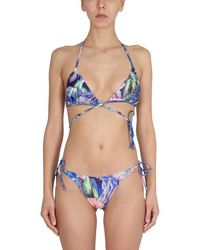 Moschino - Printed Bikini Swimsuit - Lyst
