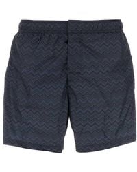 Missoni - Printed Polyester Swimming Shorts - Lyst