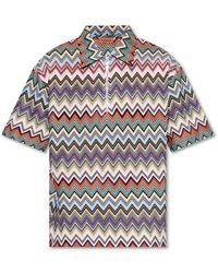 Missoni - Patterned Polo Shirt - Lyst