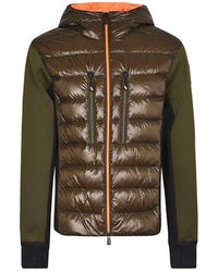3 MONCLER GRENOBLE - Logo Patch Zip-up Padded Jacket - Lyst