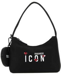 DSquared² - Icon-print Heart-motif Tote Bag - Lyst