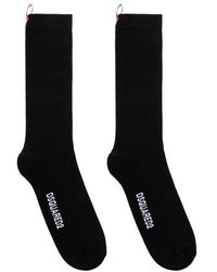 DSquared² - Logo Intarsia Socks - Lyst