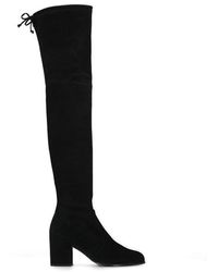 Stuart Weitzman - Tieland Faux Suede Over-the-knee Boots - Lyst