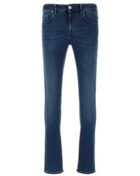 PT Torino - Logo Patch Button Detailed Skinny Jeans - Lyst