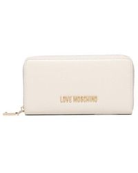 Love Moschino - Logo Lettering Zipped Wallet - Lyst