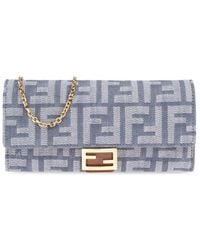 Fendi - "Baguette Continental" Crossbody Wallet - Lyst