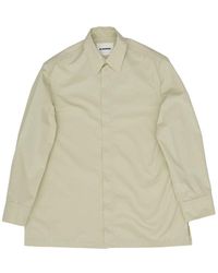 Jil Sander - Drop Shoulder Straight Hem Shirt - Lyst