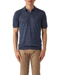 Gran Sasso - Short Sleeved Slim Fit Polo Shirt - Lyst