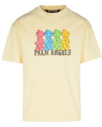 Palm Angels - Crossroads Bears Printed Crewneck T-Shirt - Lyst