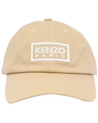 KENZO - Logo Patch Curved-peak Baseball Cap - Lyst