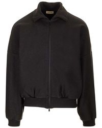 Fear Of God - High Neck Sweatshirt Jacket - Lyst