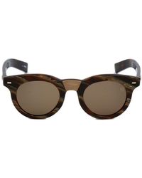 Zegna - Round-frame Sunglasses - Lyst