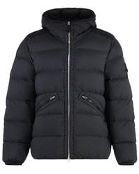 Stone Island - Down Jacket With Hood - Lyst