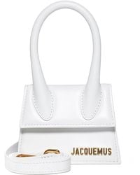 Jacquemus Le Chiquito Logo Plaque Mini Crossbody Bag - White