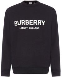 burberry logo print sweatshirt
