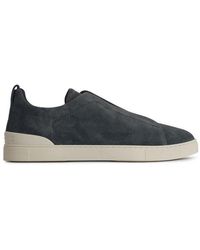 ZEGNA - Triple Stitch Trainers - Lyst