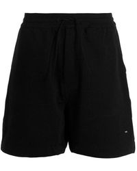 Y-3 - Logo-Printed Drawstring Track Shorts - Lyst