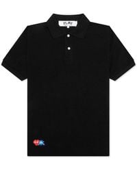 COMME DES GARÇONS PLAY - X The Artist Invader Polo Shirt - Lyst