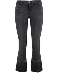 J Brand Selena Mid-rise Boot Cut Jeans - Black