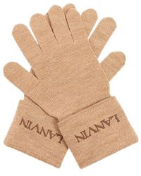 Lanvin - Wool Gloves, - Lyst