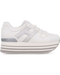 Hogan Maxi H222 Lace-up Trainers - White