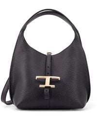 Tod's - T-timeless Detailed Handbag - Lyst