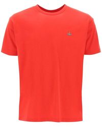 Vivienne Westwood - Classic T Shirt With Orb Logo - Lyst