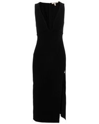 Roberto Cavalli - Long Slit Dress - Lyst