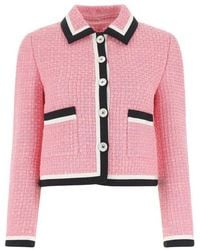 Miu Miu - Pink Tweed Blazer - Lyst