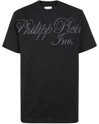 Philipp Plein - T-Shirt Round Neck Ss With Cr - Lyst