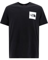 The North Face - Fine Logo Printed Crewneck T-shirt - Lyst