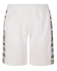 Missoni - Side-striped Elasticated Waist Shorts - Lyst