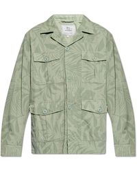Woolrich - Light Jacket With Floral Motif, - Lyst