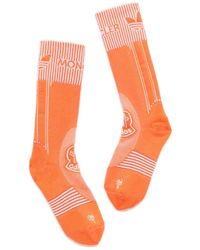 Moncler Genius - Moncler X Adidas Originals Logo Intarsia Socks - Lyst