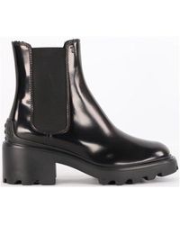 Tod's - Carriage 60 Leather Chelsea Boots - Lyst
