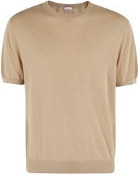 Malo - Short Sleeve Knit Top - Lyst