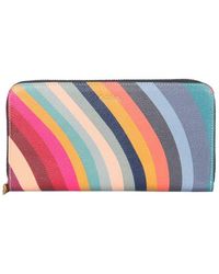 Paul Smith - Large Wallet With Zip - Lyst