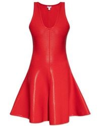 Alaïa - Ribbed Dress - Lyst