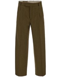 Gucci - Stripes Wool Trousers - Lyst