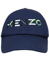 KENZO Navy Blue Cotton Hat